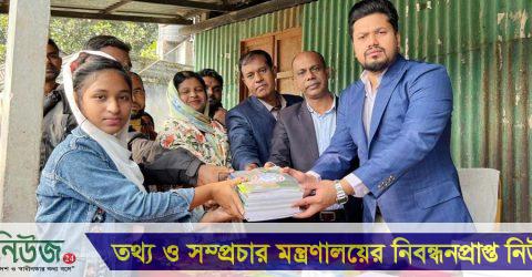 জিহান সরকারি প্রাথমিক বিদ্যালয় ও আলহাজ্ব বাবর আলী হাই স্কুলে নতুন বই বিতরণের উদ্বোধন
