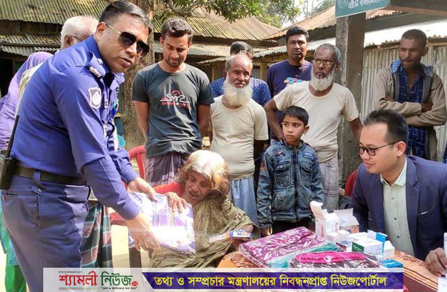 নালিতাবাড়ীতে ৬ প্রতিবন্ধী পেল পুনাকের উপহার