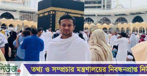 বিপিএলের মাঝে ওমরাহ করতে গেলেন সাকিব
