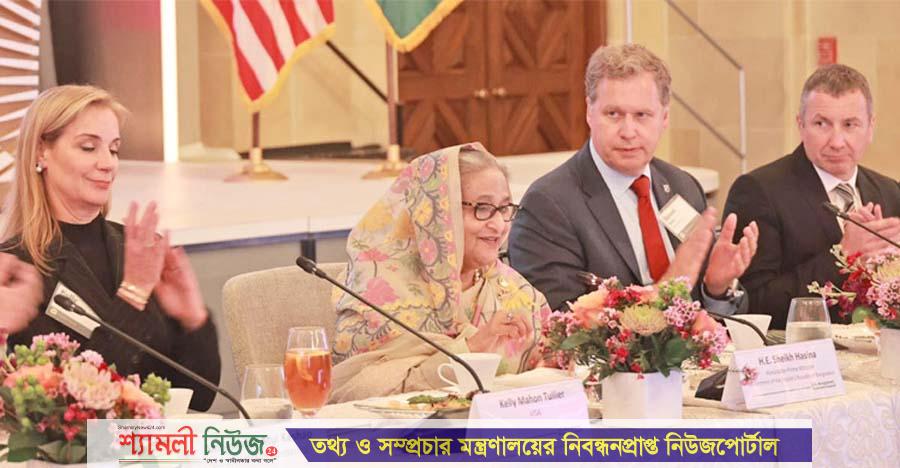 মার্কিন ব্যবসায়ীদের বাংলাদেশে আরও বিনিয়োগের আহ্বান প্রধানমন্ত্রীর