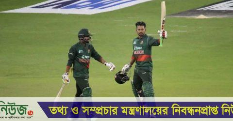 ৪৫ ওভারে ৩২০ তাড়া করে রুদ্ধশ্বাস জয় বাংলাদেশের