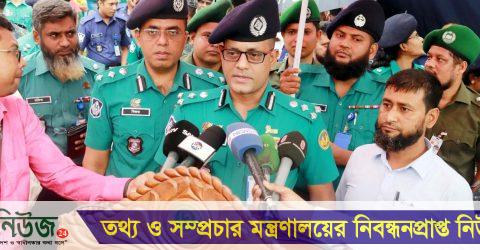 রাজশাহী সিটি নির্বাচন উপলক্ষ্যে আরএমপি কমিশনার আনিসুর রহমানের ব্রিফিং