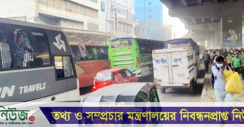 বিএনপির পদযাত্রায় টঙ্গী-বিমানবন্দর সড়কে তীব্র যানজট
