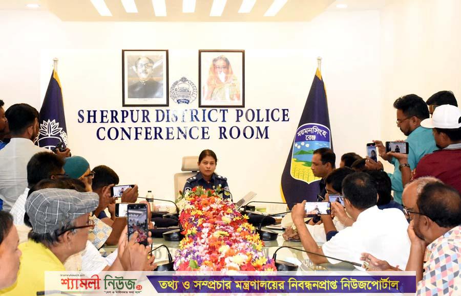 শেরপুরে প্রতিপক্ষকে ঘায়েল করতেই কৃষক কবজ উদ্দিন হত্যা ॥ ব্রিফিংয়ে পুলিশ সুপার