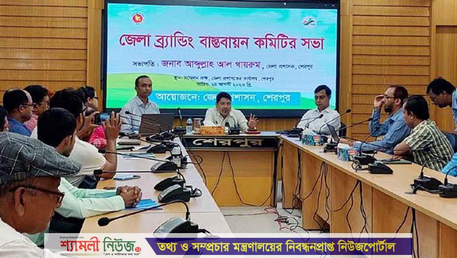 শেরপুরের ছানার পায়েসকে জিআই পণ্য হিসেবে নিবন্ধনে জেলা ব্র্যান্ডিং কমিটির সভা