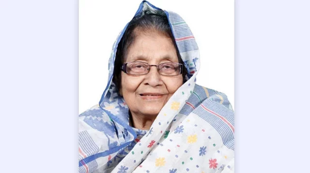 সংসদের সাবেক উপনেতা সৈয়দা সাজেদা চৌধুরীর প্রথম মৃত্যুবার্ষিকী আজ