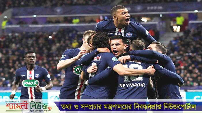 এমবাপের হ্যাটট্রিকে পিএসজির ৯ গোলের জয়