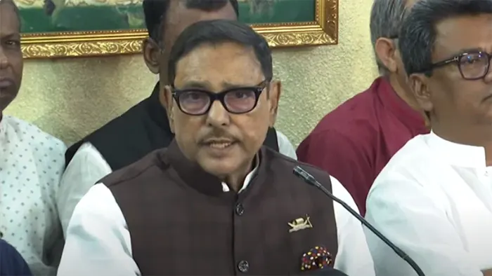 মধ্যবর্তী নির্বাচন’ মামা বাড়ির আবদার বললেন ওবায়দুল কাদের