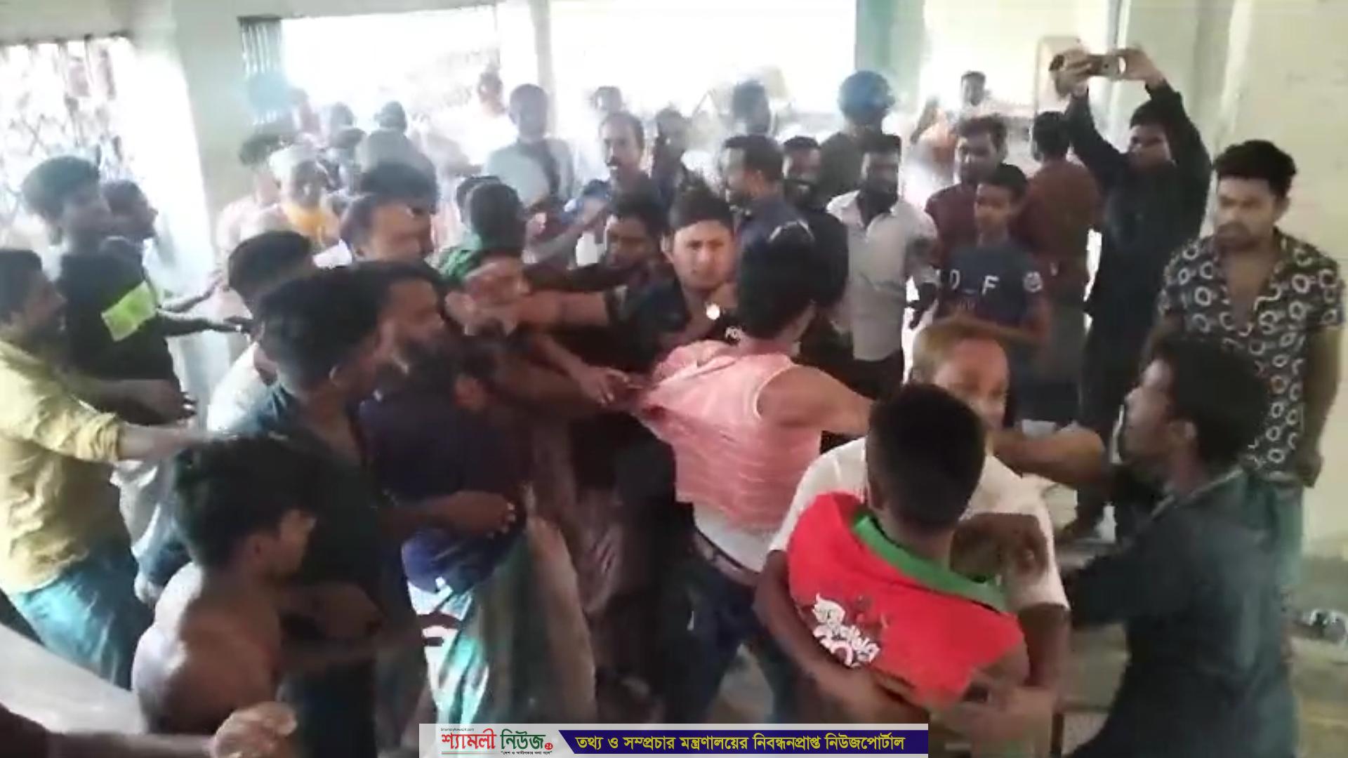নকলায় ন্যায্যমূল্যে পণ্য বিক্রিতে অনিয়ম, আওয়ামী লীগ নেতাকে মারধরের ভিডিও ভাইরাল