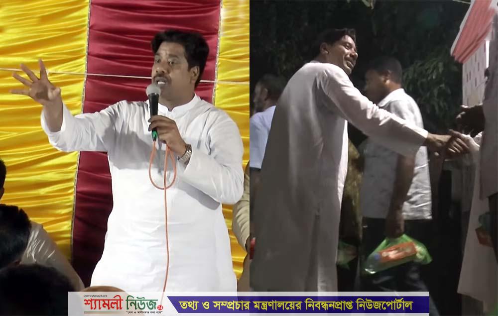 ঝিনাইগাতীতে দলীয় সিদ্ধান্ত উপেক্ষা করে পছন্দের চেয়ারম্যান প্রার্থীর পক্ষে প্রচারণায় এমপি শহিদুল