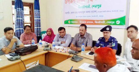 ঝিনাইগাতীতে উপজেলা আইন-শৃঙ্খলা কমিটির মাসিক সভা অনুষ্ঠিত