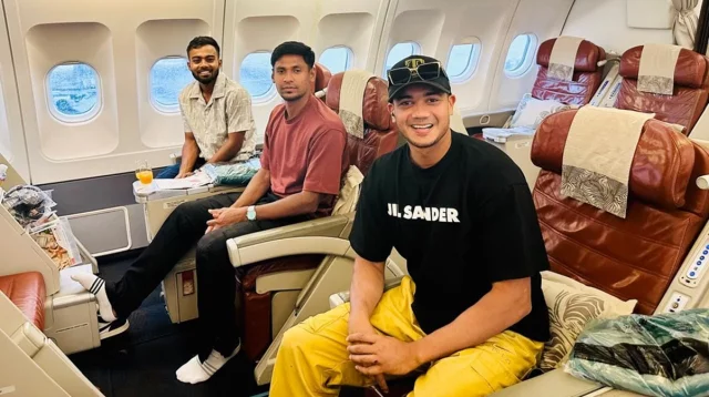 শ্রীলঙ্কায় খেলতে দেশ ছাড়লেন হৃদয়-তাসকিন-মুস্তাফিজ