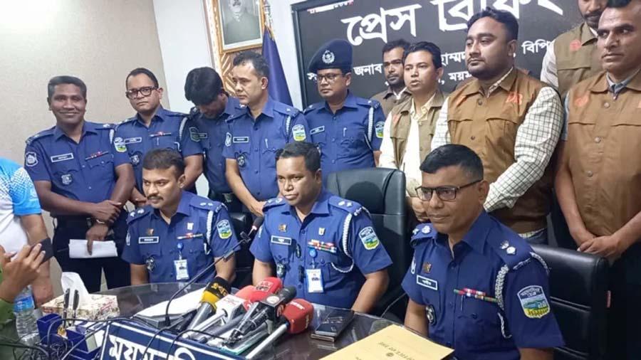 মেয়ের দ্বিতীয় বিয়ে মানতে পারেননি বাবা, তাই সৌরভকে হত্যা: ব্রিফিং এ ময়মনসিংহের এসপি