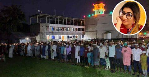 নকলায় নিজ গ্রামে চিরনিদ্রায় শায়িত হলেন অভিনেত্রী সীমানা