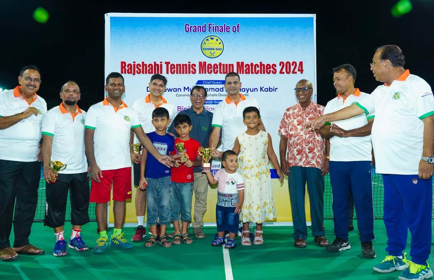 তীব্র প্রতিদ্বন্দ্বিতাপূর্ণ খেলায় শেষ হলো রাজশাহী টেনিস মিটআপ ম্যাচ ২০২৪