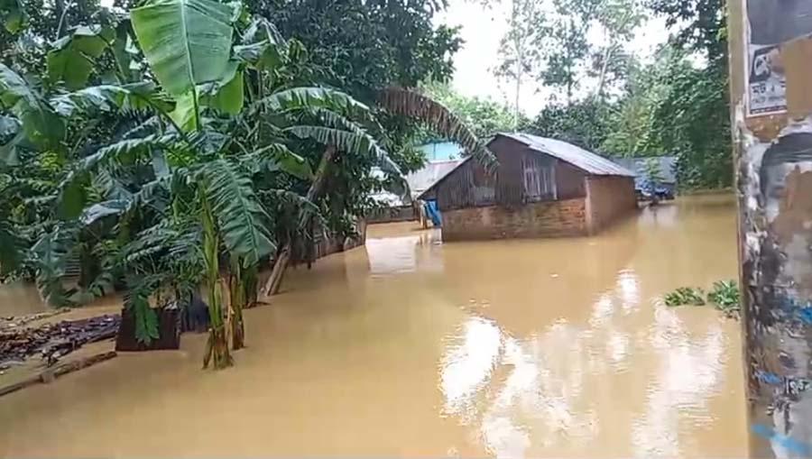 ঝিনাইগাতীতে পাহাড়ি ঢলে নিম্নাঞ্চল প্লাবিত