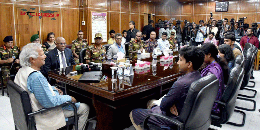 সংখ্যালঘুদের সুরক্ষা নিশ্চিতে ছাত্র-জনতার প্রতি প্রধান উপদেষ্টার আহ্বান