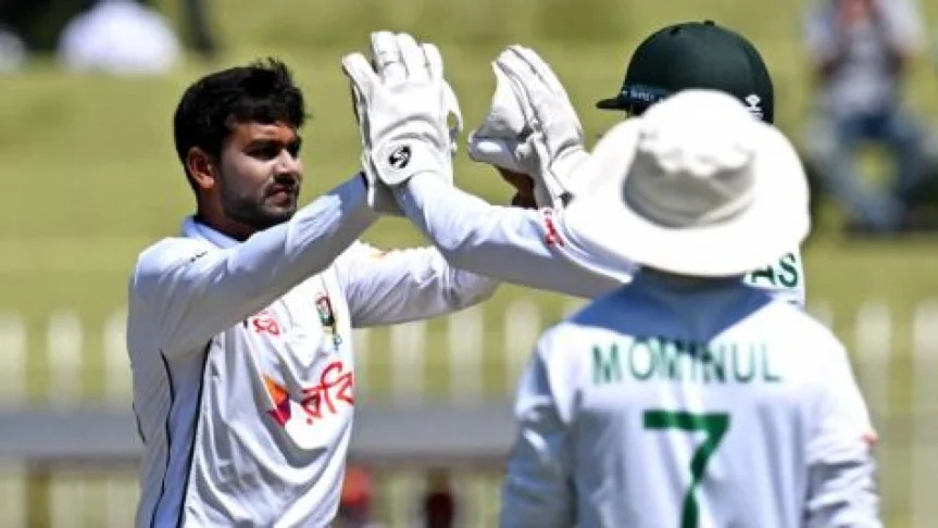 রাওয়ালপিন্ডিতে মিরাজের ফাইফারে অলআউট পাকিস্তান