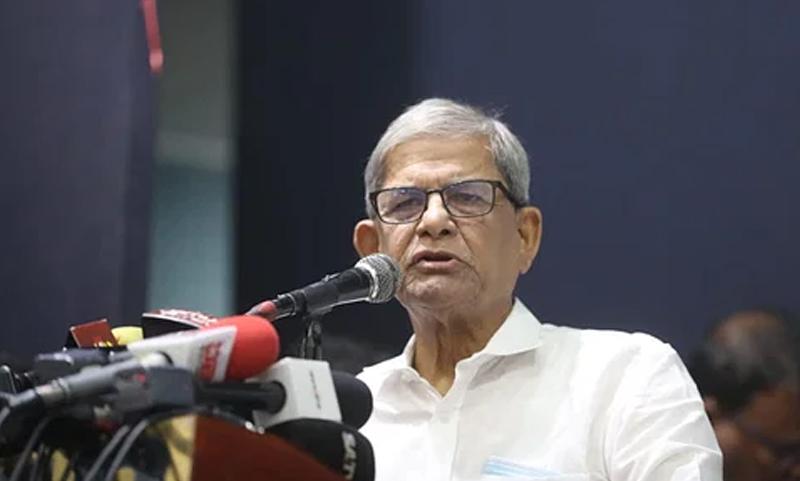 অন্তর্বর্তী সরকার দীর্ঘদিন থাকলে জনগণ মানবে না : মির্জা ফখরুল