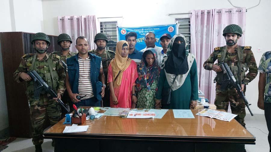 শেরপুরে যৌথবাহিনীর অভিযানে ইয়াবাসহ নারী আটক
