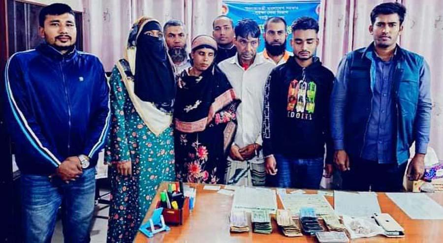 শেরপুরে যৌথবাহিনীর অভিযানে নগদ টাকা ও হেরোইনসহ গ্রেফতার-৩