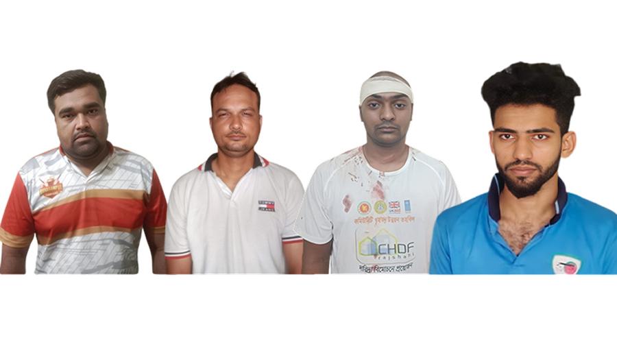 রাজশাহীতে পুলিশের বিশেষ অভিযানে গ্রেপ্তার ১২