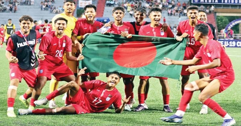 নেপালকে হারিয়ে সাফের ফাইনালে বাংলাদেশ