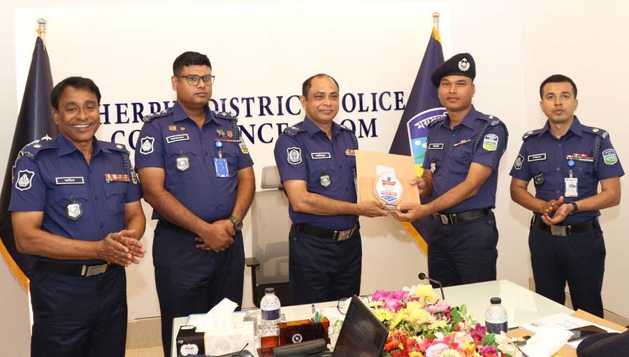 আবারও শেরপুর জেলার শ্রেষ্ঠ ওসি নির্বাচিত হলেন সোহেল রানা