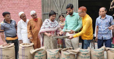 নালিতাবাড়ীতে বোরো ধানচাল সংগ্রহ অভিযানের উদ্বোধন