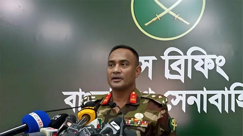 সরকার ও সেনাবাহিনী একসঙ্গে কাজ করছে : সেনাসদর