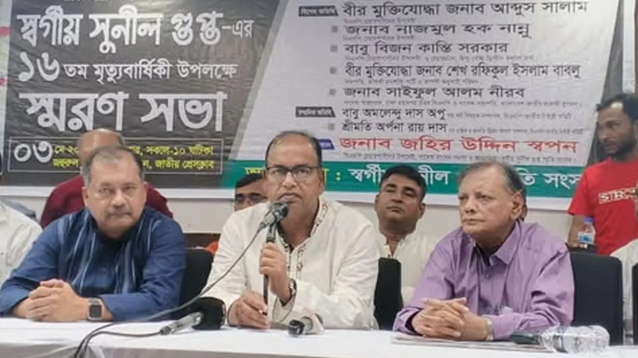 বিএনপির সমর্থনে ইউনূস সরকার টিকে আছে : দুদু