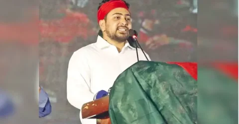 আওয়ামী লীগের নিবন্ধন বাতিল করে কার্যক্রম নিষিদ্ধ করতে হবে: জাতীয় নাগরিক পার্টির আহ্বায়ক নাহিদ ইসলাম
