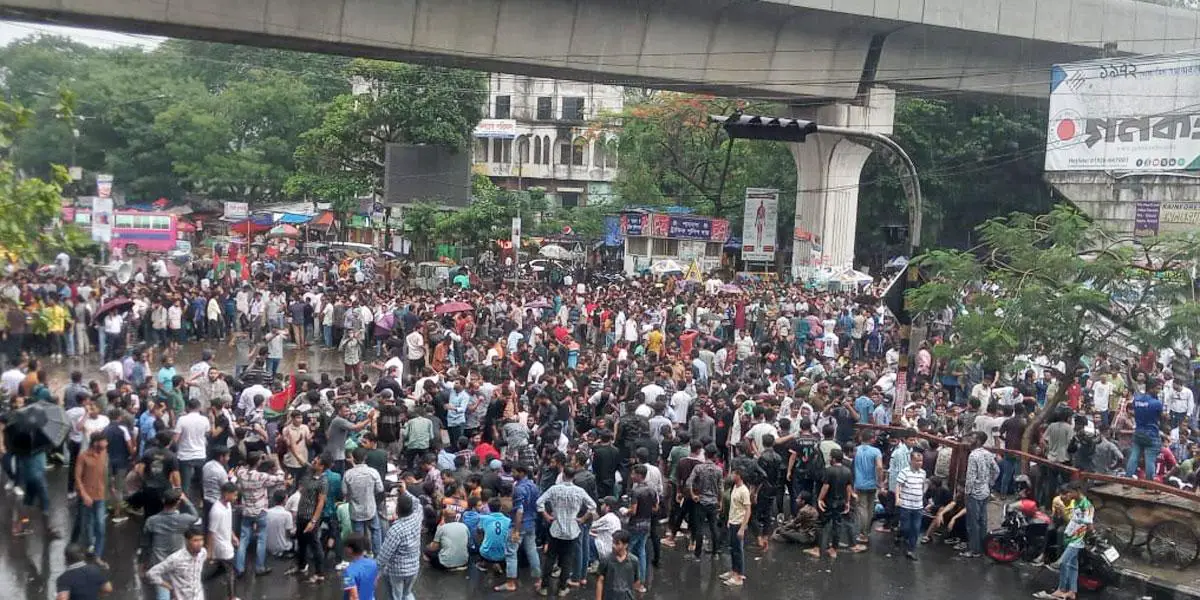 সাম্য হত্যার বিচারের দাবিতে ফের শাহবাগ অবরোধ ছাত্রদলের