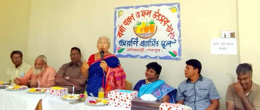 নালিতাবাড়ীতে ফল উৎসব ও বর্ষাবরণ অনুষ্ঠিত