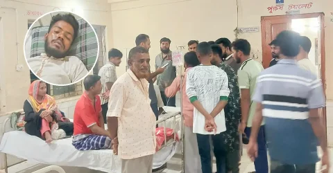 শ্রীবরদীতে চোরাকারবারিদের আক্রমণে গুরুতর আহত জুলাই যোদ্ধা আরিফ
