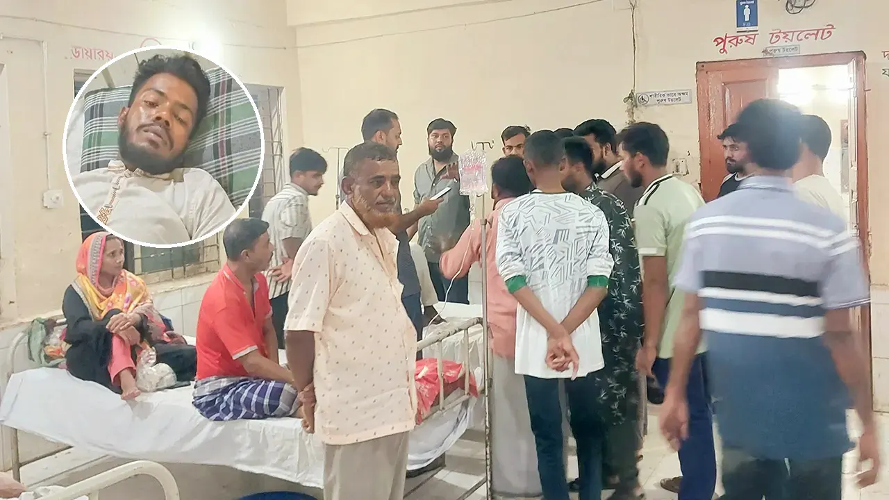 শ্রীবরদীতে চোরাকারবারিদের আক্রমণে গুরুতর আহত জুলাই যোদ্ধা আরিফ