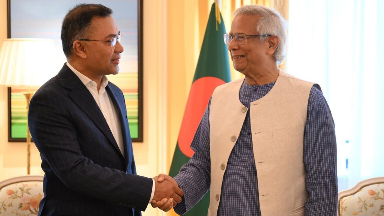 ড. ইউনূসের সঙ্গে তারেক রহমানের বৈঠক শেষ