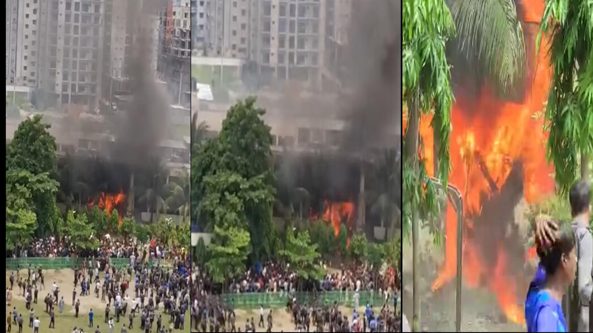 বিমান বিধ্বস্তের ঘটনায় বার্ন ইনস্টিটিউটে হটলাইন চালু