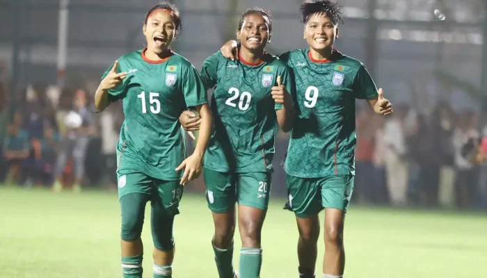 শান্তির হ্যাটট্রিকে ভুটানের বিপক্ষে বাংলাদেশের দুর্দান্ত জয়