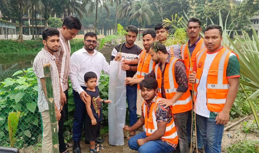 শ্রীবরদীতে সমাজ কল্যাণ ও রক্তদান সংস্থার উদ্যোগে বৃক্ষরোপণ কর্মসূচির উদ্বোধন