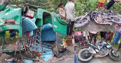 ব্রাহ্মণবাড়িয়ায় দুই মোটরসাইকেলের সংঘর্ষে নিহত ৫