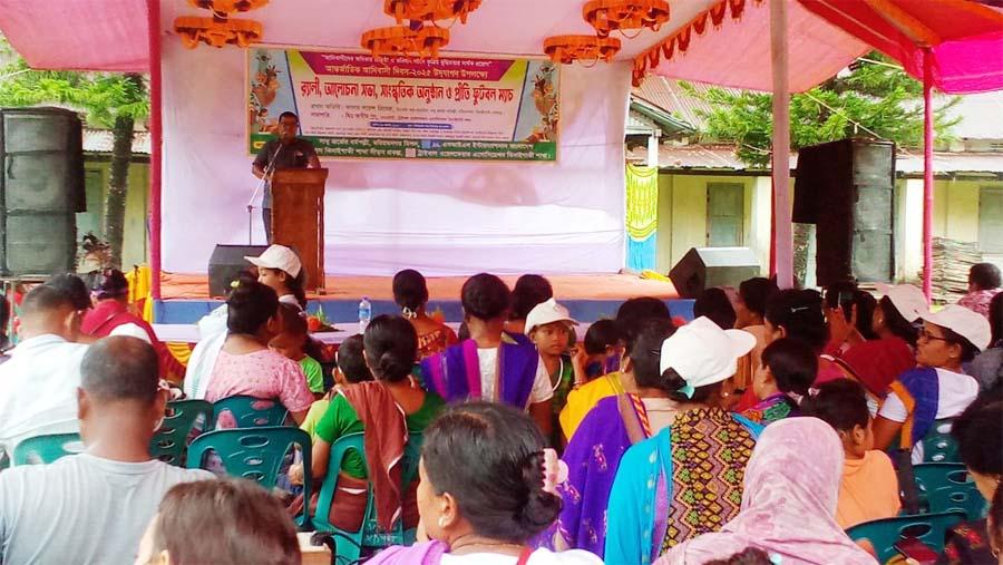 ঝিনাইগাতীতে আন্তর্জাতিক আদিবাসী দিবস উদ্‌যাপন উপলক্ষে র‍্যালি ও আলোচনা সভা
