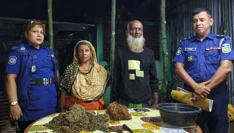 শ্রীবরদীতে যৌথ বাহিনীর অভিযানে গাঁজাসহ মাদক ব্যবসায়ী দম্পতি গ্রেফতার